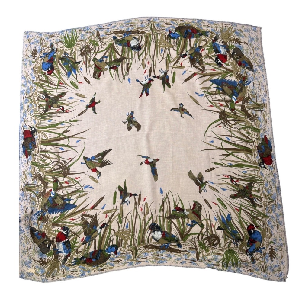 JP Collections Duck Print Scarf 46" Square